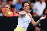 Emma Navarro at the 2024 Hobart International.